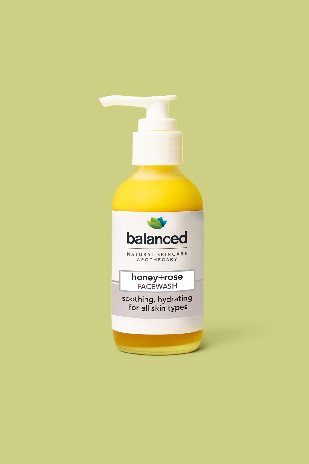 Balanced Honey+Rose Lavender Face Wash – Balanced Natural Skincare